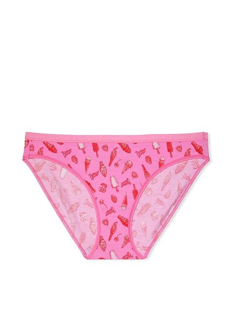 Esnek Pamuklu Bikini Külot Parlak Hibisküs Dondurma Partisi VS26533860 Victoria s Secret VSL