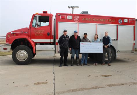 Blood Drives Earn Donation For Fairbury Rural Fire Department Jc