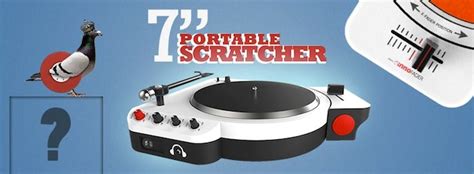 Check Out This Portable 7 Scratching Turntable The Vinyl Factory