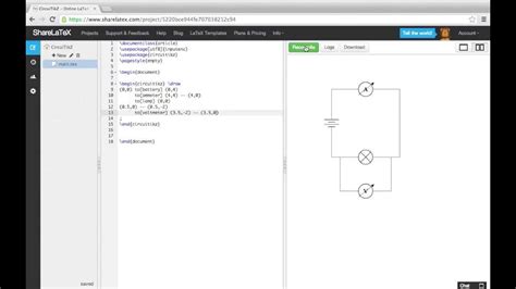 How To Draw A Circuit Diagram In Latex Draw Circuit Diagrams