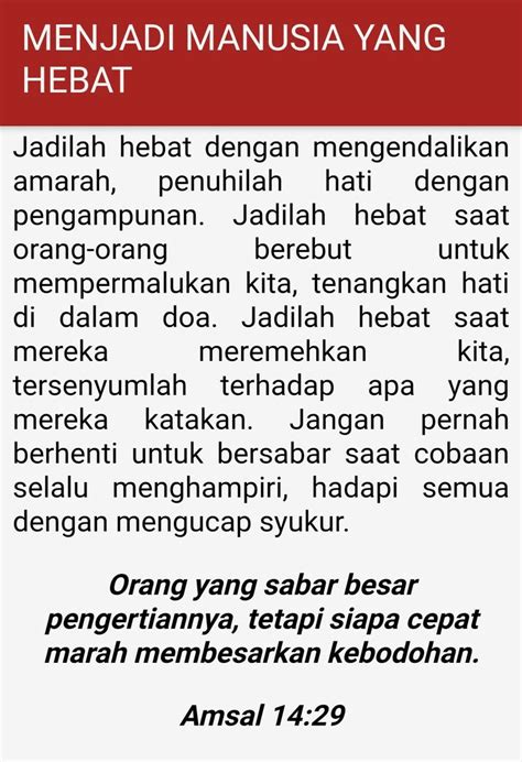 Pin Di Renungan Doa Pagi Di Kata Kata Alkitab Kutipan Ayat