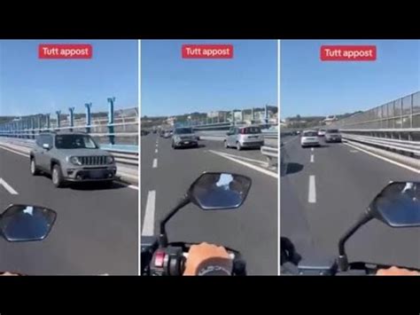 Il Suv Viaggia In Retromarcia Sulla Tangenziale Di Napoli Il Video