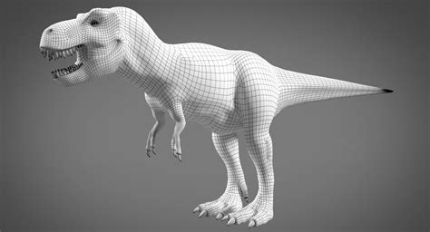 Tyrannosaurus Rex Dinosaur 3d Model Cadnav