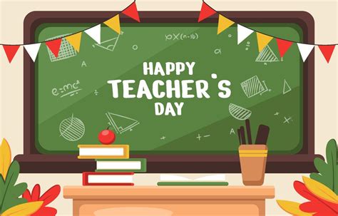 Happy Teachers Day Background 3549862 Vector Art At Vecteezy