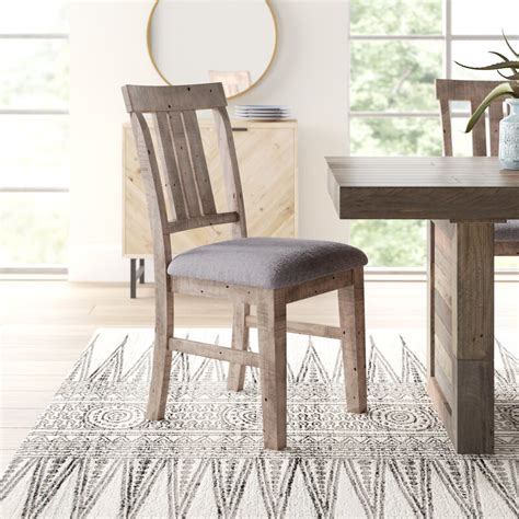 Laurel Foundry Modern Farmhouse Kendig Slat Back Dining Side Chair