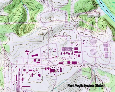 Plant Vogtle Nuclear Plant map - Waynesboro, GA | Plants map, Nuclear ...