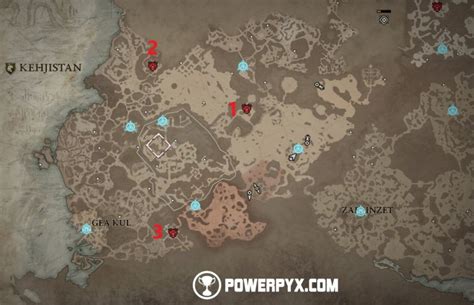 Diablo Kehjistan All Stronghold Locations