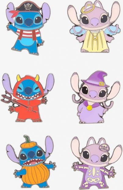 44342 Pirate Stitch Hot Topic Lilo Stitch Halloween Blind Box Loungefly Disney Pin