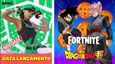 Nova Caçadora de Tesouros FNCS e Skin Goku Black no Fortnite YouTube