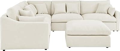 Amazon Merax Upholstered U Shaped Large Sectional Sofa With Thick