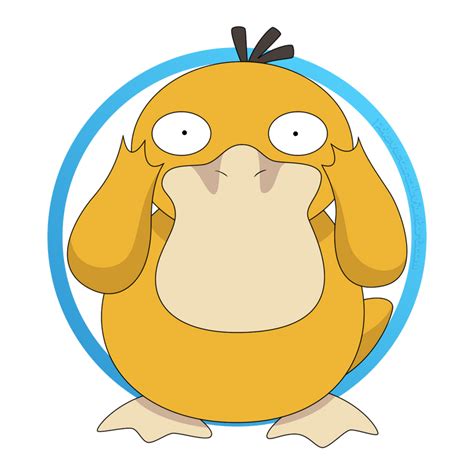 Hd Psyduck 01 Front By Pokevectors On Deviantart