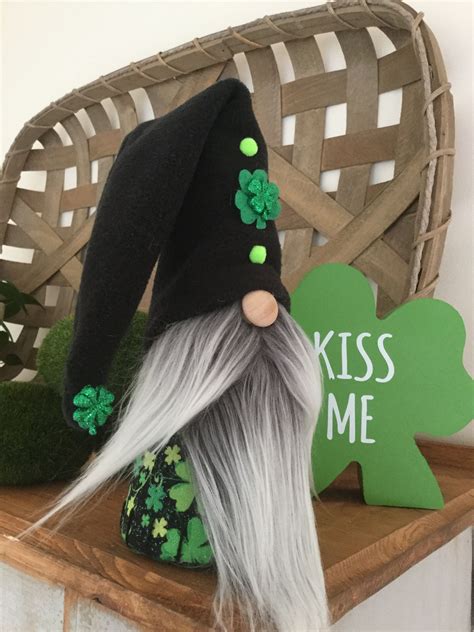 St Patricks Day Gnome Lucky Gnome Irish Gnome Gnome By