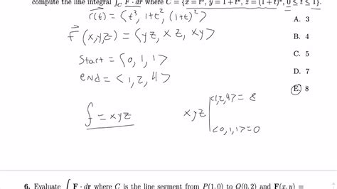 Fundamental Theorem Of Line Integrals Youtube