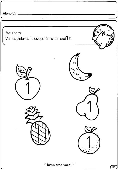 Atividades Com Frutas Educação Infantil Para Imprimir