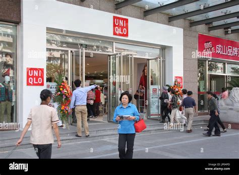 SHANGHAI, China - Japanese casual clothing store chain Uniqlo opens a ...