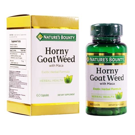 Vi N U Ng Nature S Bounty Horny Goat Weed Ch Nh H Ng M