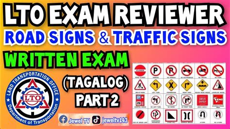 Lto Traffic Signs And Symbols Reviewer Tagalog Off