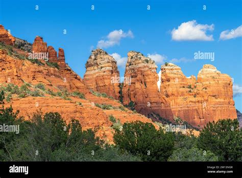 Coffee Pot Rock Sedona Az Usa October By Dominique Brauddembinsky