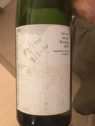 Kemenys Hidden Label Riesling | Vivino US