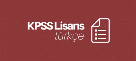 2025 KPSS Lisans Türkçe Konuları ve Soru Dağılımı ÜniRehberi