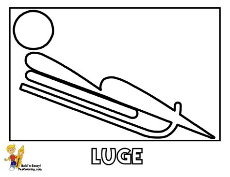 Dessins De Coloriage Luge Imprimer Sur Laguerche Page