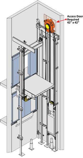 Traction MRL Pocket Mounted MEI Total Elevator Solutions