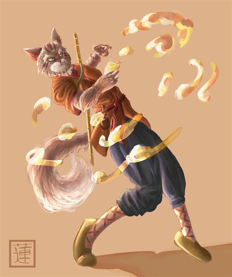 [oc] I D Like To Share My Drunk Drunken Master Tabaxi Monk With You N