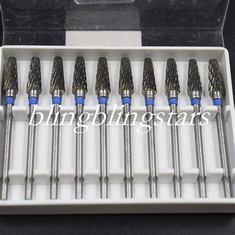 Set L Tungsten Acrylic Steel Plaster Dental Burs Carbide Drill