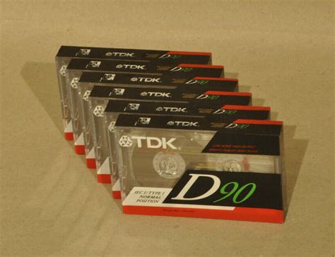 New Sealed Tdk D Dynamic Cassette Tapes Iec I Type I Normal