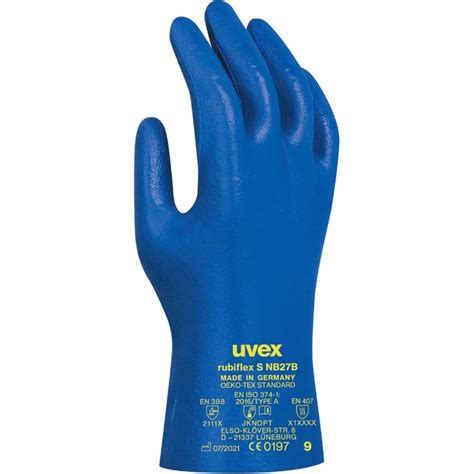 Uvex Guantes De Protecci N Frente A Productos Qu Micos Rubiflex S Nb B