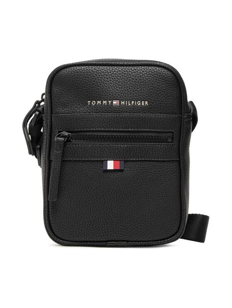 Tommy Hilfiger Sacoche Essential Pu Mini Reporter AM0AM09504 Noir