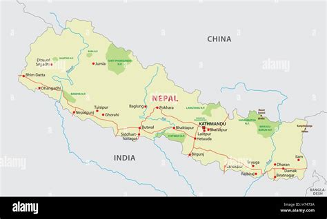 violación activación mordedura map of nepal with mountains Genuino ...