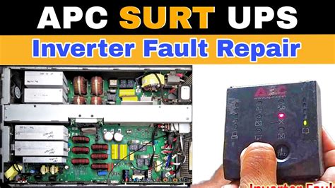 Apc Surt 10 Kva Ups Inverter Repair Apc Ups Inverter Fault How To Repair Inverter For Apc