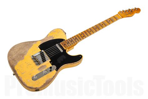 Fender Custom Shop 52 Telecaster Super Heavy Relic Maple Neck Aged Nocaster Blonde