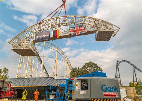 Hyperia Construction Updates Thorpe Parks New Rollercoaster For 2024