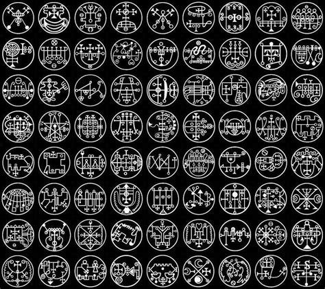 Occult Symbols Enochian 72 Demons Of Solomon