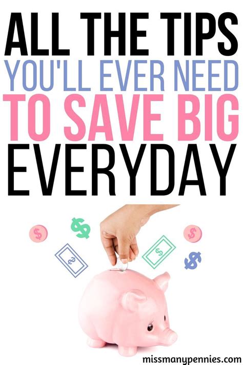 Save Big Money With This Huge Collection Of Money Saving Tips For Your