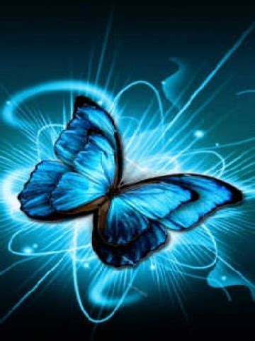 Glowing Butterfly Wallpaper