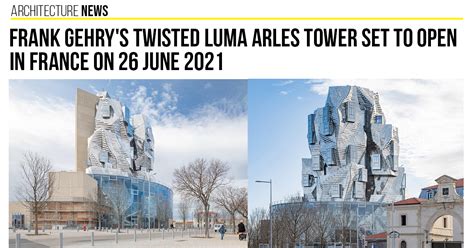 Frank Gehrys Twisted Luma Arles Tower Set To Open In France On 26 June