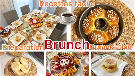 BRUNCH idée recette facile organisation préparation YouTube