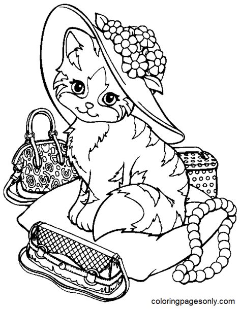 Lisa Frank Party Coloring Page Free Printable Coloring Pages