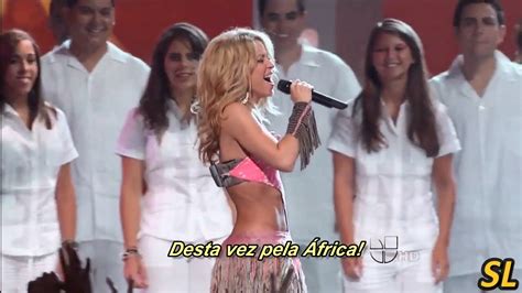 Shakira Waka Waka Porque Esto Es Frica Live Tradu O