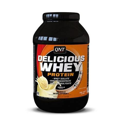 Qnt Delicious Whey Protein 2 2 Kg Vanilla Vanilla Supplements Protein Powders Lazy