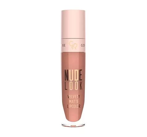 Golden Rose Nude Look Velvety Matte Lipcolor Peachy Nude Ml