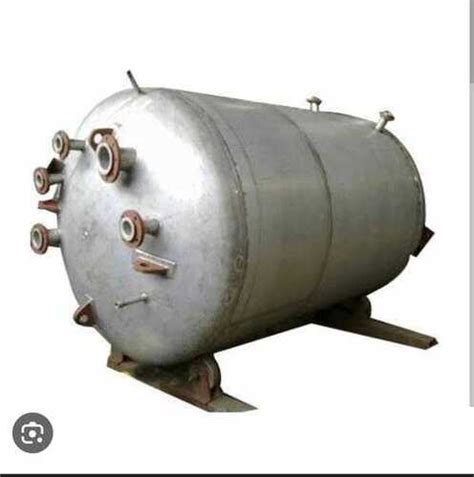 Silver Color Horizontal Mild Steel Process Tank For Industrial At Best