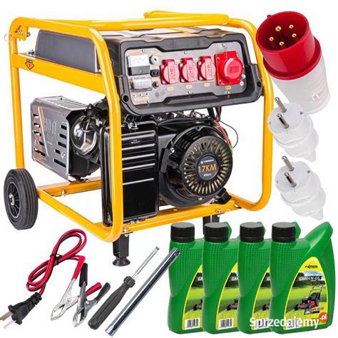 Agregat PRĄDOTWÓRCZY Generator 7500W 230V 12V 400V 7500MNKE Katowice