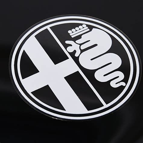 Alfa Romeo Emblem Stickerclear Base Italian Auto Parts And Gadgets Store