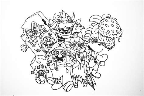 Zombie Mario Land By Colorsmoothie On Deviantart