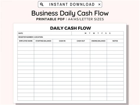 10 Daily Cash Register Report Template Doc Tacitproject