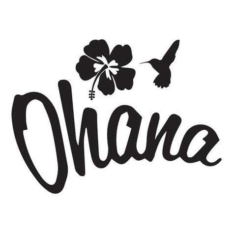 WALL IMPACT Sticker adhésif mural Ohana - 54x40cm | Disney silhouettes ...
